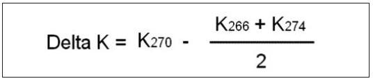 Delta K equation.