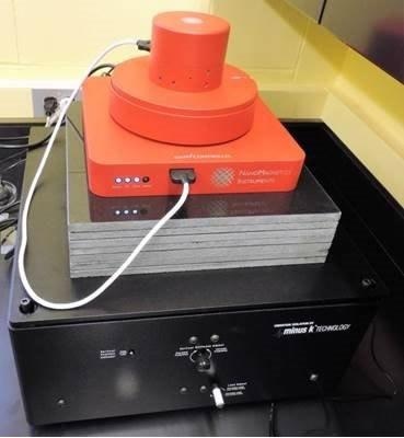 ezAFM+ supported by Negative-Stiffness vibration isolation.