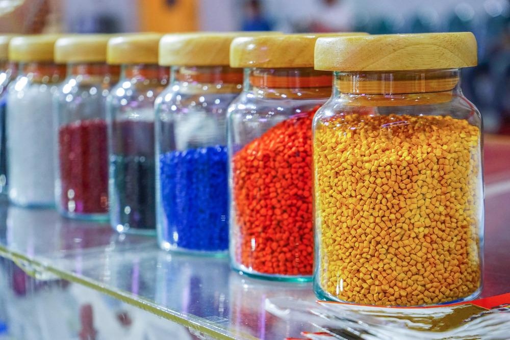 plastic polymer granules