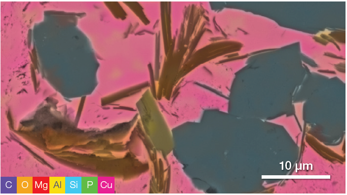 Quantitative elemental image of the area presented in Figure 2.