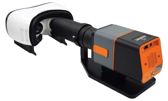 The AR/VR Lens replicates the position and size of the human pupil within a headset to capture the user’s full FOV.