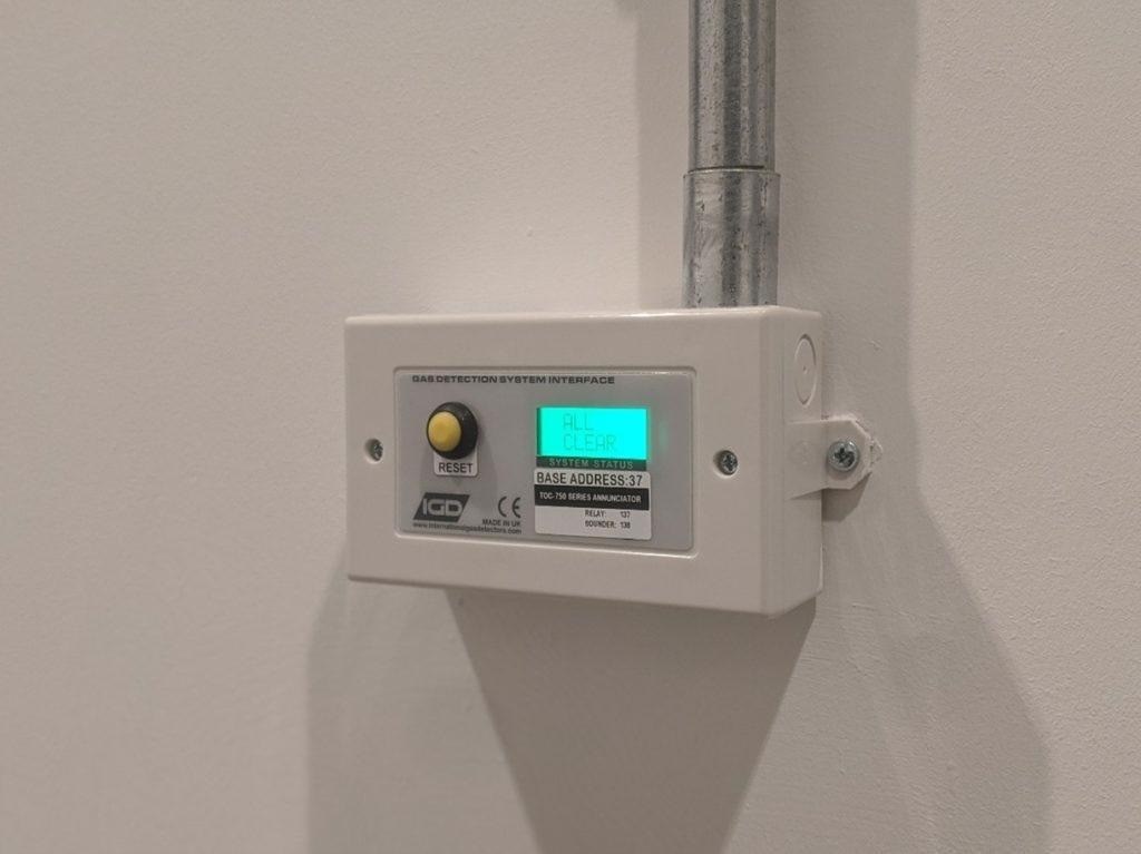 TOC-750 Room Status Indicator installed at MECD.