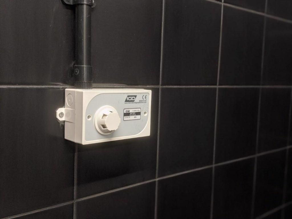 IGD TOC-750 Safe area addressable gas detector installed at MECD.