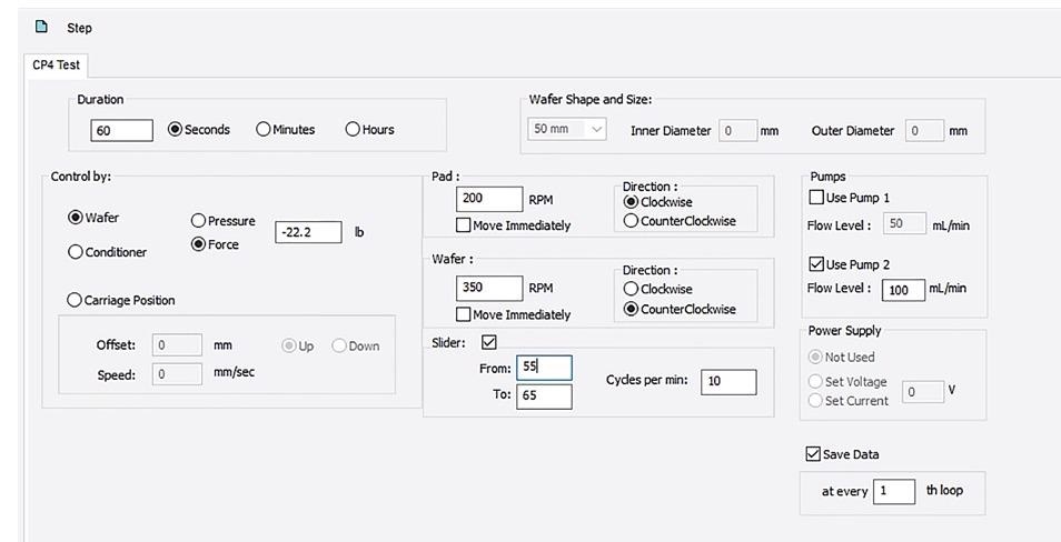 Demonstration of TriboLab CMP Software.