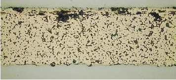 Industry standard bi-metallic bearing after corrosion testing.