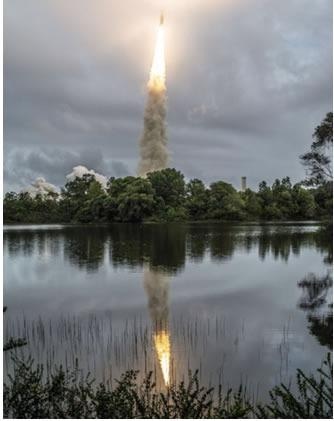 James Webb Space Telescope Launch . NASA/Chns Gunn