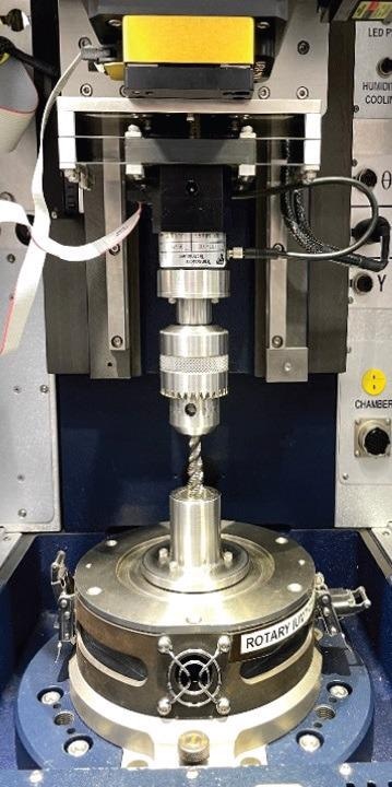 Tapping torque with lower rotary drive kit on the UMT TriboLab.