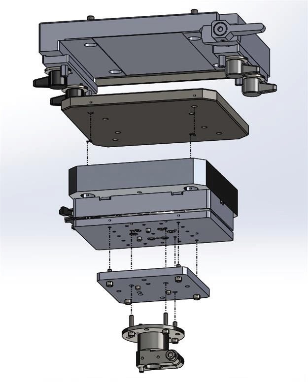 Assembly diagram of the 6D Force-Torque Sensor.