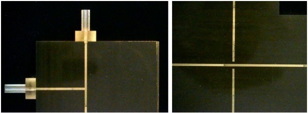 400 µm square channels in the micro 3D printing micro-optofluidic device.