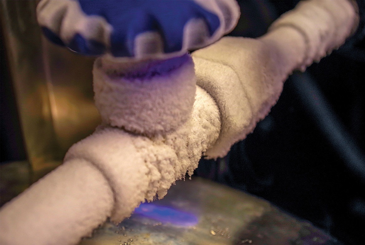 When selecting an appropriate heat transfer fluid, the ambient environment of the system must be accounted for. If any of the system is located outdoors, low temperature startup conditions may apply.