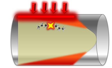 Degradation hot spot: thermal cracking at the fluid film layer