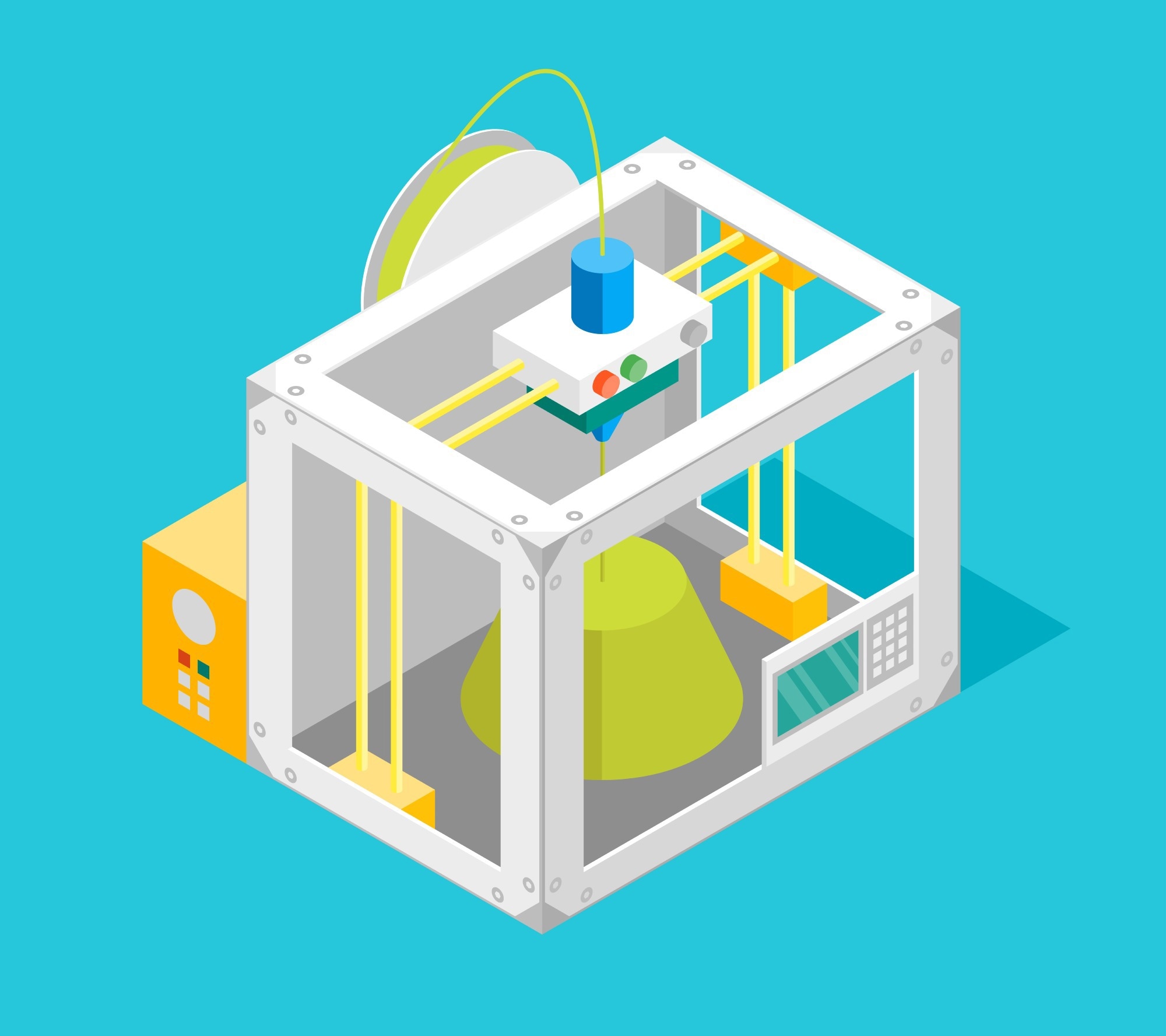 cooling system, 3d printing cooling system, 3d printer cooling