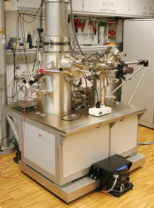 STACIS Floor Platform supporting an Omicron Multiprobe Scanning Tunneling Microscope (STM) with nanometer scale resolution at the Max Planck Institute in Dresden, Germany.