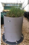 Mesocosm cylinder.