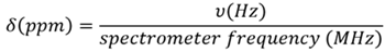 PPM scale calculation