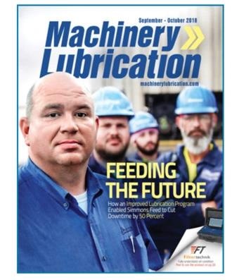 Machinery Lubrication Feeding the Future. Issue September - October 2018
