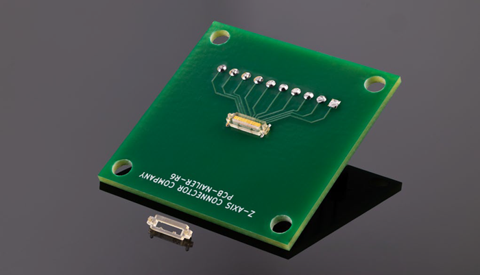 A Z-Axis connector that can withstand a reflow soldering oven by BMF’s 3D printers.