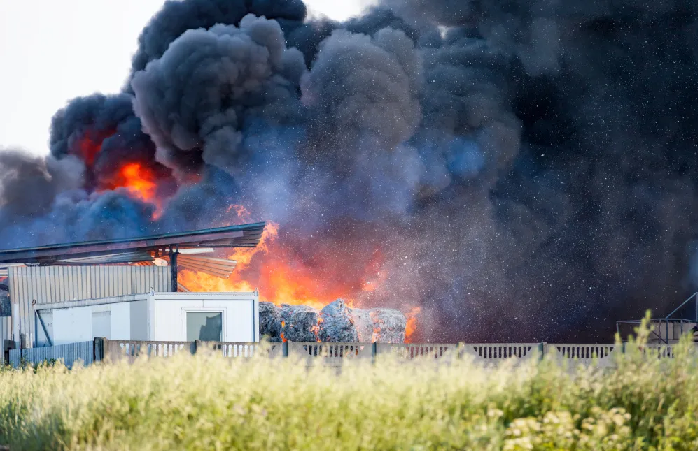 Industrial Waste Fire Hazard Mitigation