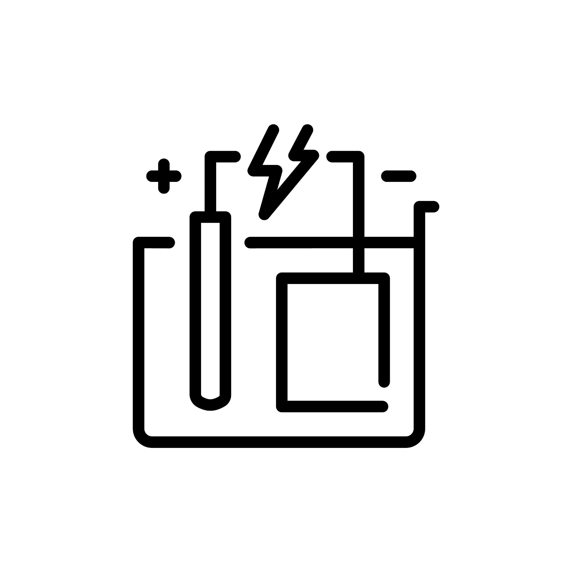 Galvanization ?olor line icon.