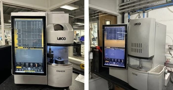 LECO ONH 836 & CS744 at Sheffield Assay Office Lab