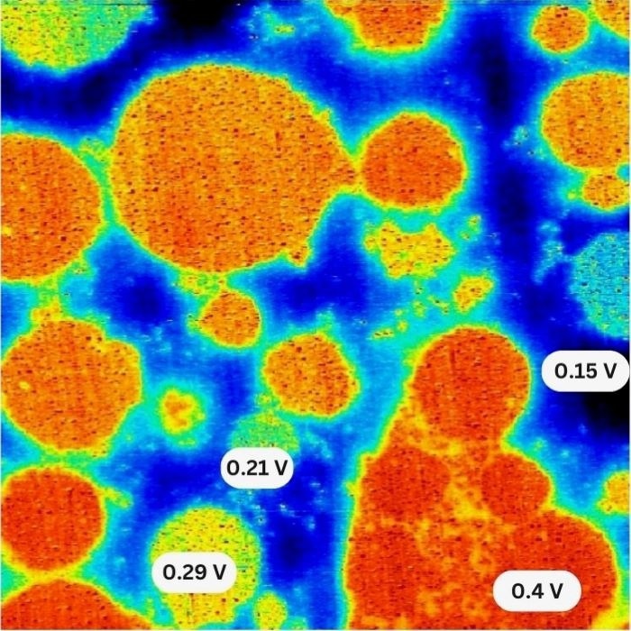 HD-KFM surface potential map 50x50 microns
