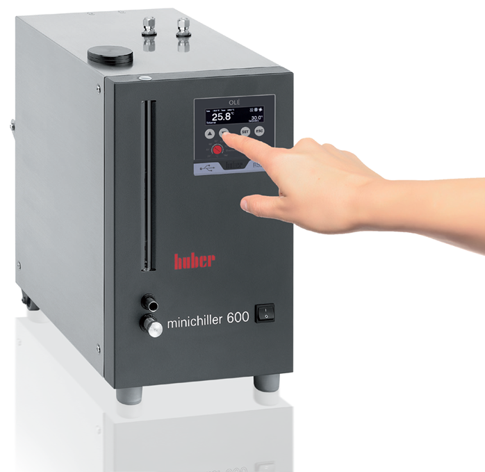 Minichillers allow stable application conditions due to constant values for temperature, pressure and throughflow quantities.