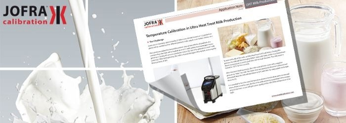 Temperature Calibration in UHT Milk Production