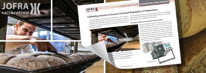 Temperature Sensor Calibration for Commercial Bakery Ovens