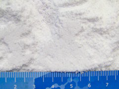 Fine grinding of LDPE is performed in a CryoMill, which automatically uses liquid nitrogen to freeze the sample. After 9 cycles - each consisting of 1 minute of grinding at 30 Hz followed by a 1-minute cooling break - 6 g of LDPE is ground to a final particle size of 500 µm