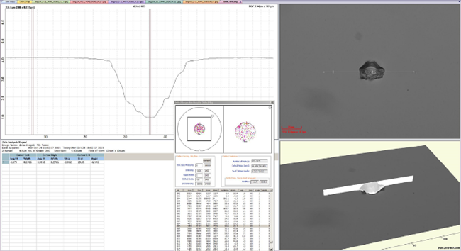 High resolution imaging of a defect located using AOI