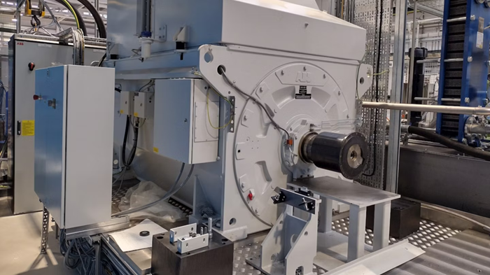 The advanced dynamometer test rig at Nottingham University’s propulsion testing facility.