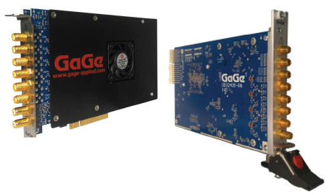 The GaGe RazorMax data acquisition system is offered on both PCIe and PXIe platforms