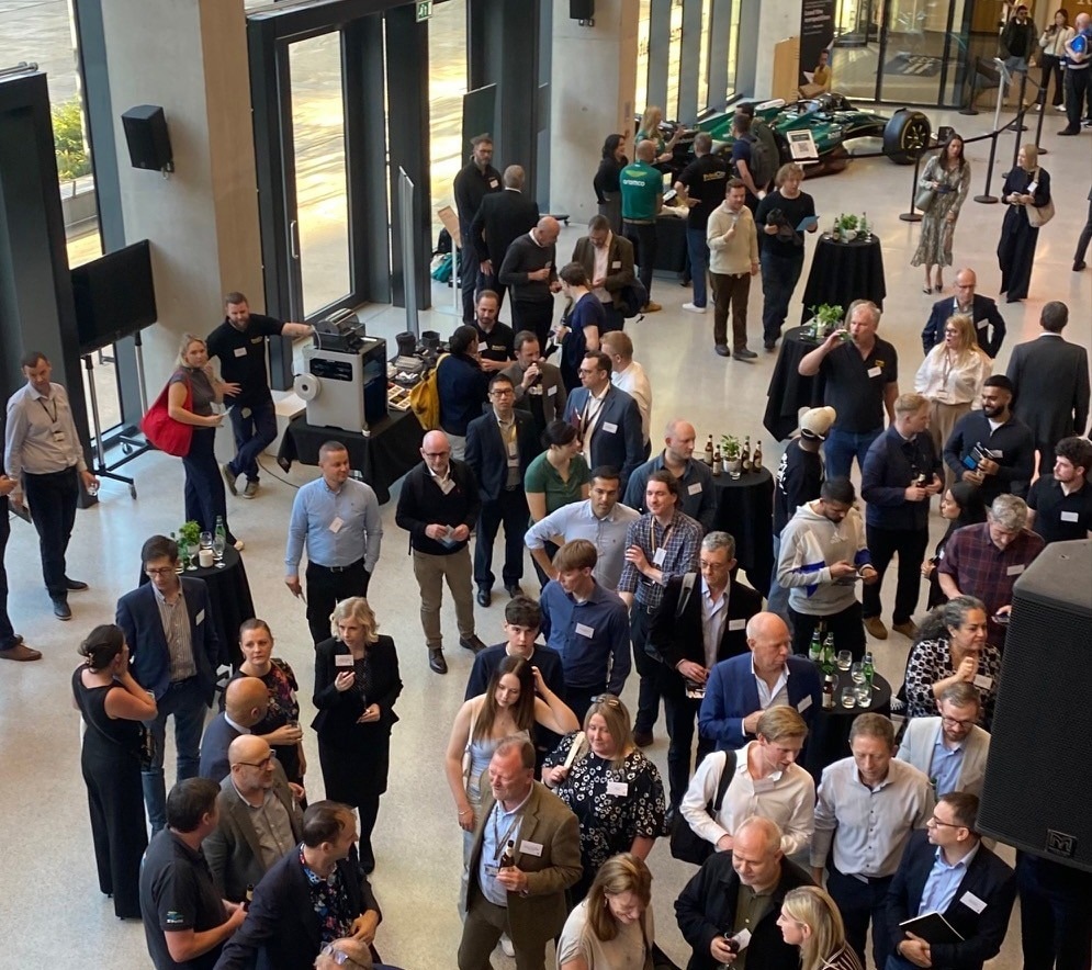 Visitors to the Dalton Building at the Precision and Performance talk.