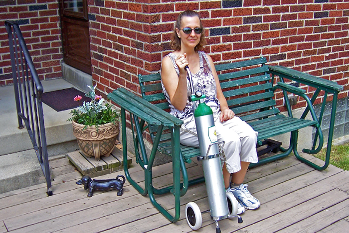 Homecare oxygen cylinders