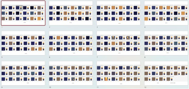 The result of hundreds of defects reviewed with PiFM in auto recipe mode from one overnight run, acquiring both topography and PiFM spectral data on and off defects (substrate)