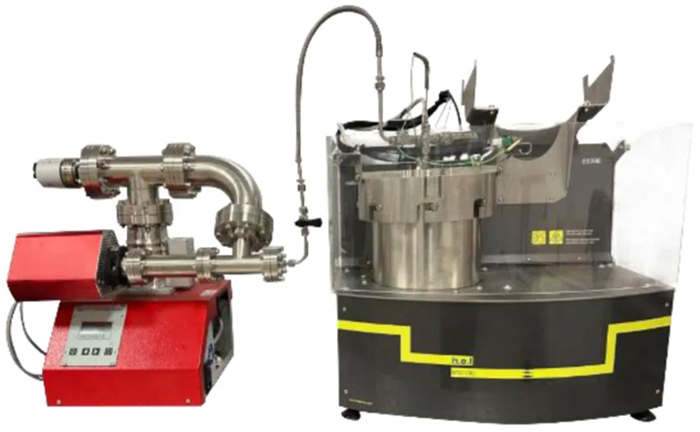 BTC-130 attached to mass spectrometer