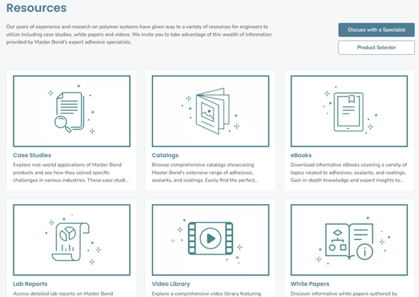 The New MasterBond.com: Built for Engineers