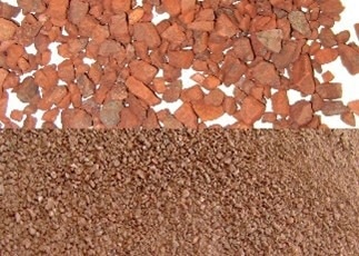 200 g Iron ore in BB 50 with gap 0.1 mm in 1 min