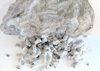 10 kg Diorite in BB 300 with gap 1 mm in 1.5 min