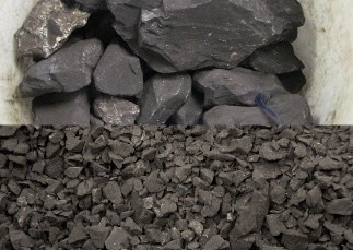 20 kg Mangan ore in BB 300 with gap 10 mm and 1 mm in 3 min