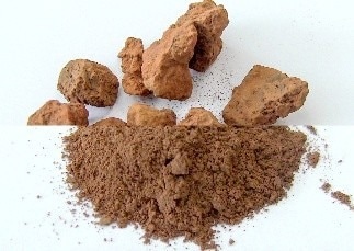 120 g Iron ore in RS 200 in 1 min, < 100 µm