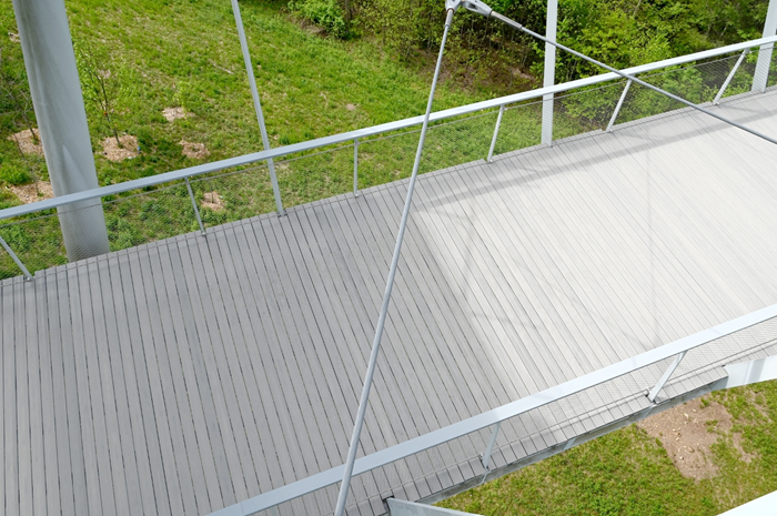 Fiberglass for Landmark Suspension Bridges