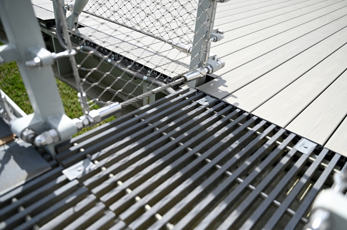 Fiberglass for Landmark Suspension Bridges