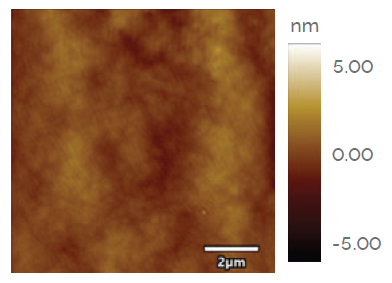 50 % reduction in measured AlGaN roughness (0.4 nm Ra) with combined ICP & ALE process compared to ICP-only process (0.8 nm Ra)