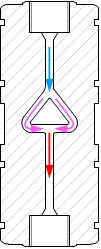 Schematic of the internal structure of the DIXC
