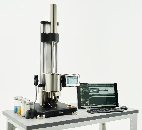 Loadcell-based MFIs, like the MP1500, provide a streamlined, safe workspace with no loose ‘weights’ or unnecessary clutter.