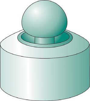 The sphere indenter tip