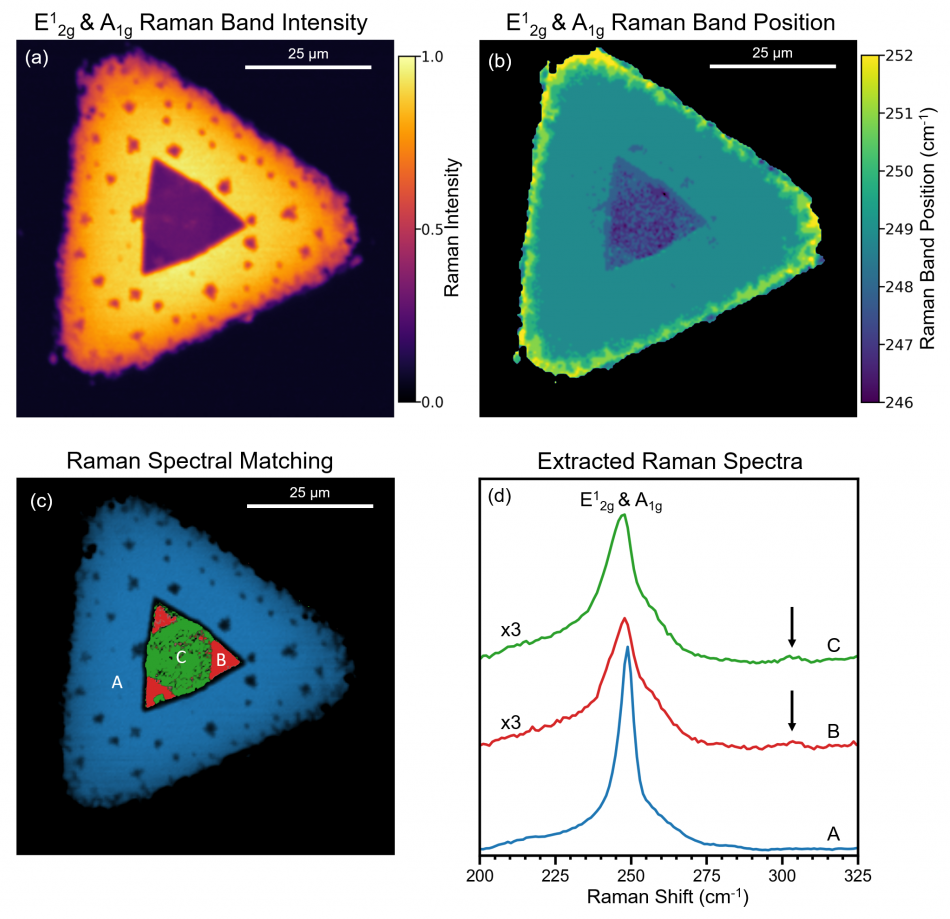 Raman imaging of WSe2.