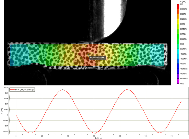 Example of results of DIC analysis