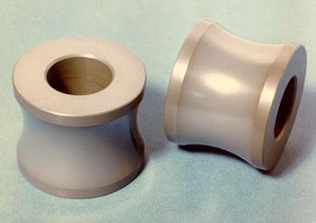SiAlON wear guides (photo courtesy International Syalons Newcastle Ltd).
